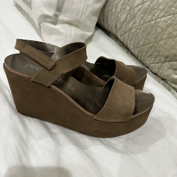 Pedro Garcia suede wedges - Picture 1 of 8